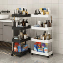 Carrito Organizador Multiuso con Ruedas 4 Niveles