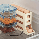 Organizador Portahuevos con Rodadura Automática 4 Niveles