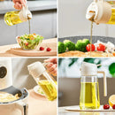 Aceitera de Vidrio 2 en 1 Spray y Rociador