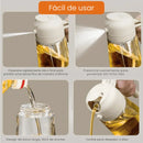 Aceitera de Vidrio 2 en 1 Spray y Rociador