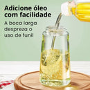 Aceitera de Vidrio 2 en 1 Spray y Rociador